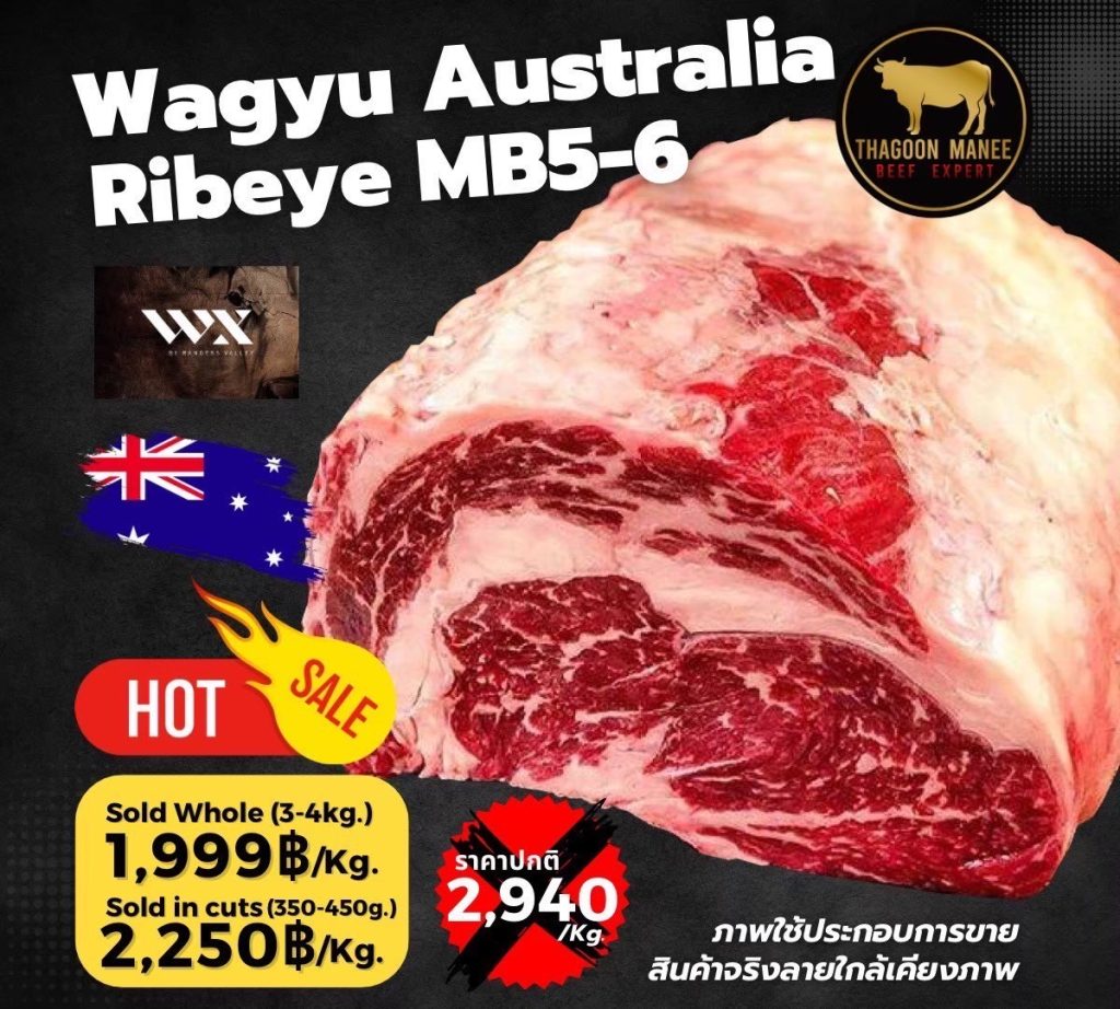 Wagyu Australia ribeye mb5-6