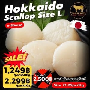 hokkaido scallop size l