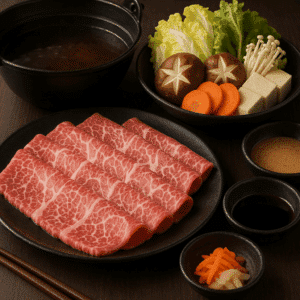 เมนูเนื้อวากิว ชาบู